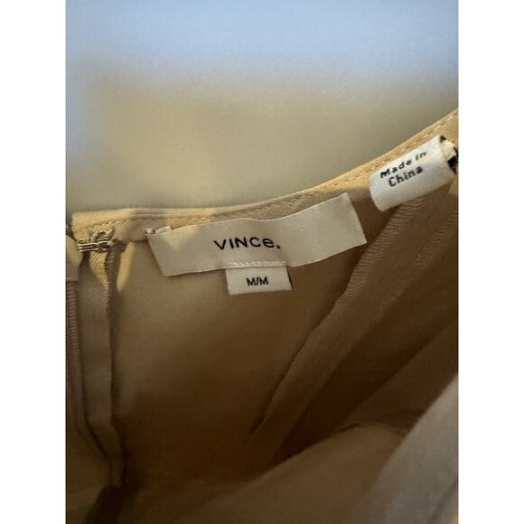 VINCE Oat Paneled Scoop Neck Dress - Picture 5 of 7